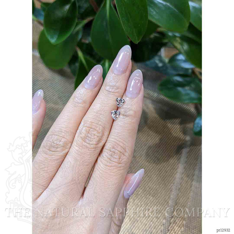 0.81 Ct.Tw. Morganite Pair from Brazil