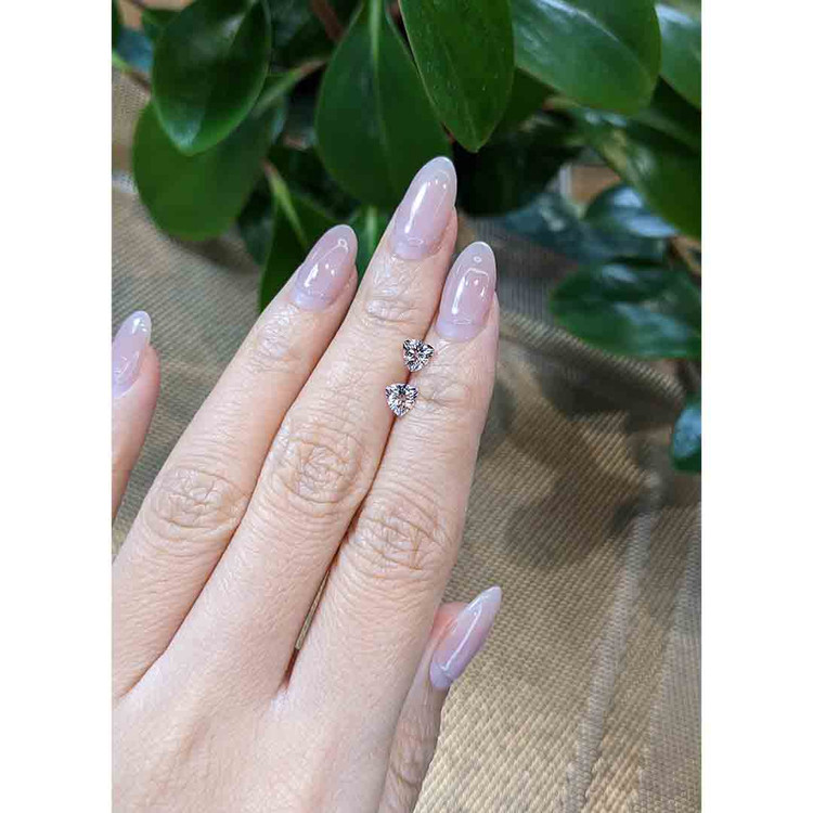 0.81 Ct.Tw. Morganite Pair from Brazil