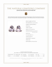 0.84 Ct.Tw.Total Carat Weight Purplish Pink Morganite Pair from Brazil Scan Report