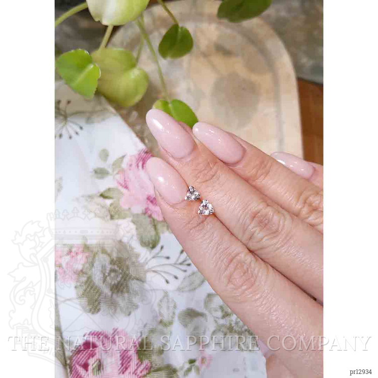 0.84 Ct.Tw. Morganite Pair from Brazil