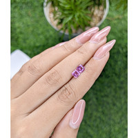 1.20&nbsp;Ct.Tw.Total Carat Weight Pinkish Purple Sapphire Pair from Africa Life Style