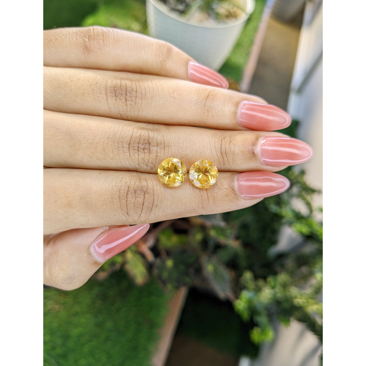 5.35 Ct.Tw. Citrine Pair from Brazil