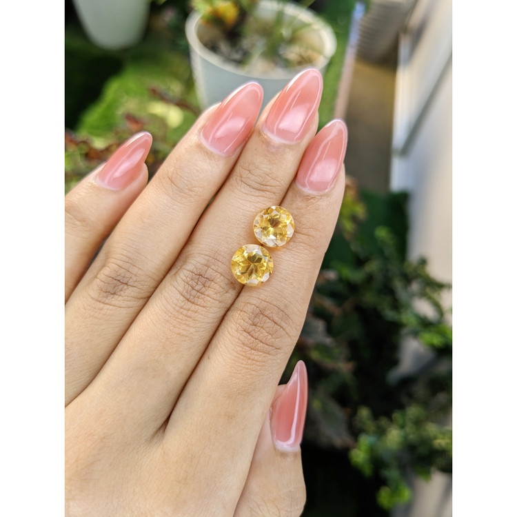 5.35 Ct.Tw. Citrine Pair from Brazil
