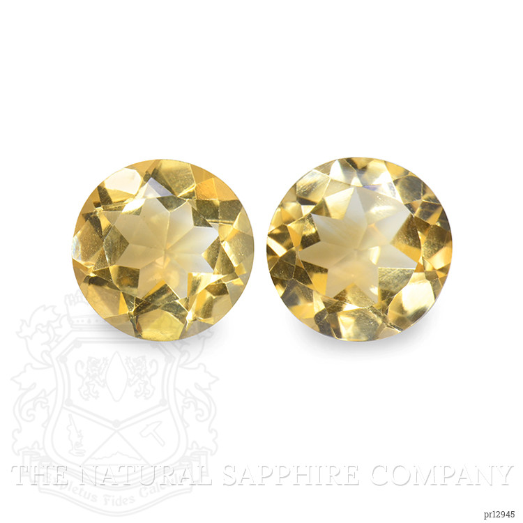 4.32 Ct.Tw. Citrine Pair from Brazil