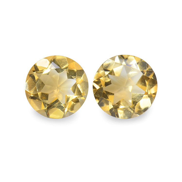 4.32 Ct.Tw. Citrine Pair from Brazil