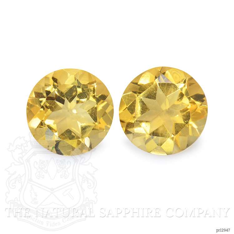 4.40 Ct.Tw. Citrine Pair from Brazil