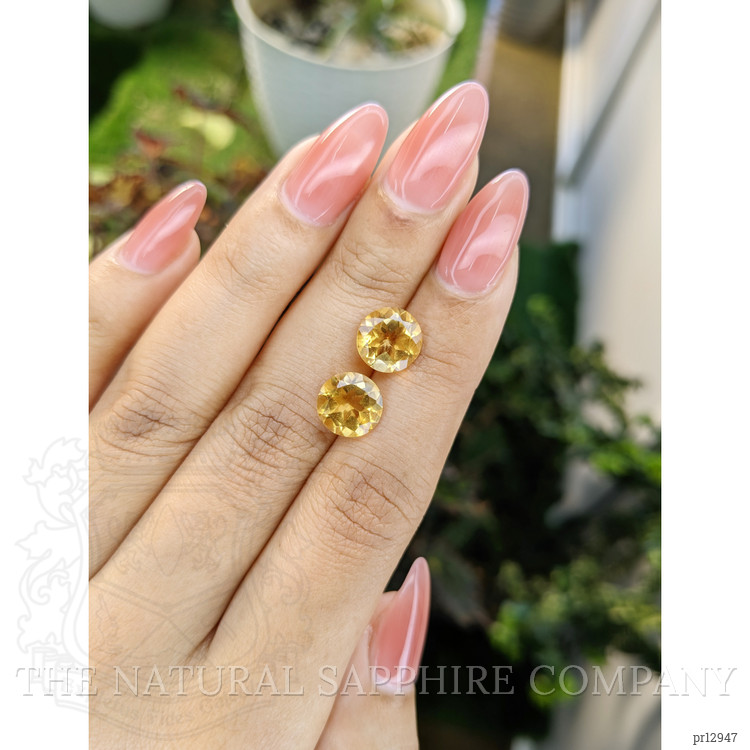 4.40 Ct.Tw. Citrine Pair from Brazil