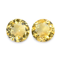 4.24 Ct.Tw. Round Citrine Pair