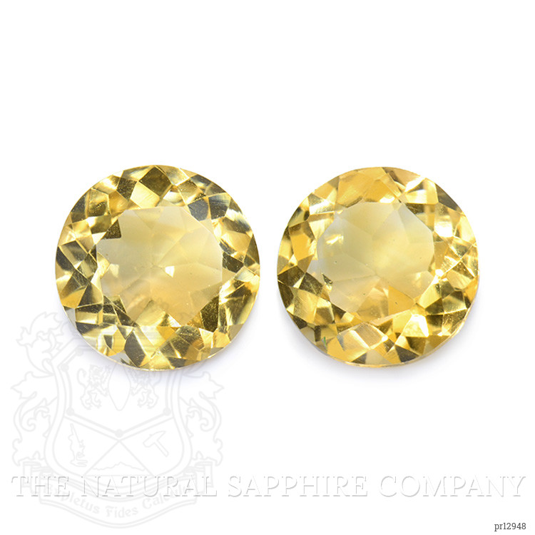 4.24 Ct.Tw. Citrine Pair from Brazil