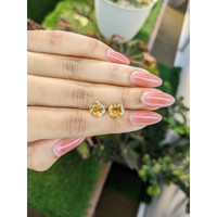 4.24 Ct.Tw.Total Carat Weight Citrine Pair from Brazil Life Style