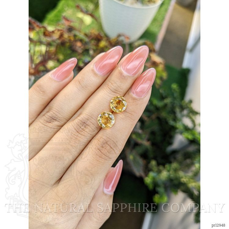 4.24 Ct.Tw. Citrine Pair from Brazil