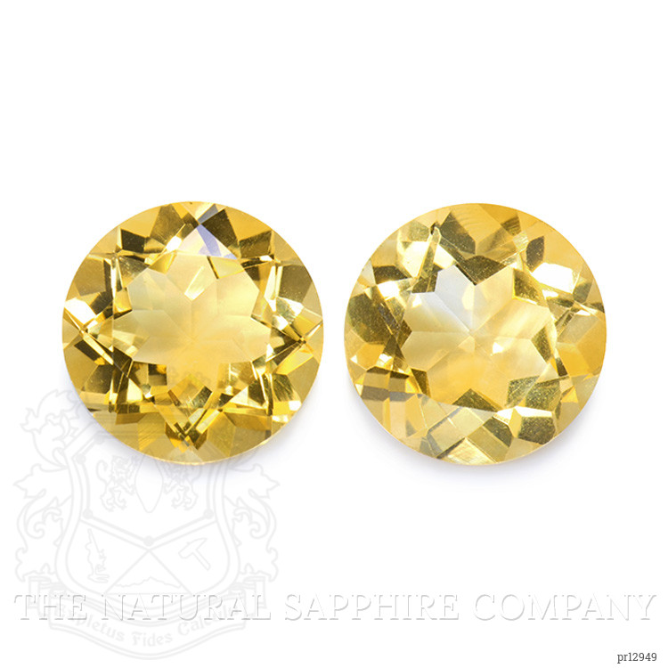 4.61 Ct.Tw. Citrine Pair from Brazil