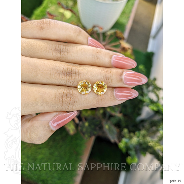 4.61 Ct.Tw. Citrine Pair from Brazil