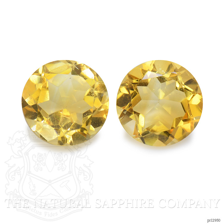 4.94 Ct.Tw. Citrine Pair from Brazil