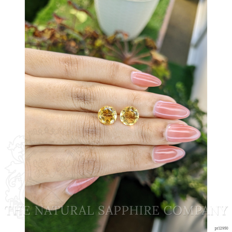 4.94 Ct.Tw. Citrine Pair from Brazil