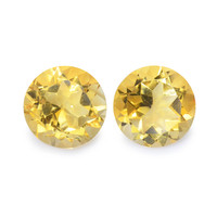 4.90 Ct.Tw. Round Citrine Pair