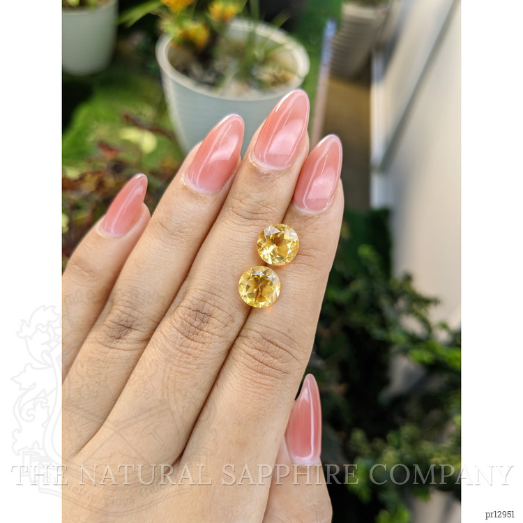 4.90 Ct.Tw. Citrine Pair from Brazil