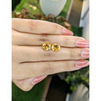 4.90&nbsp;Ct.Tw.Total Carat Weight Citrine Pair from Brazil Life Style