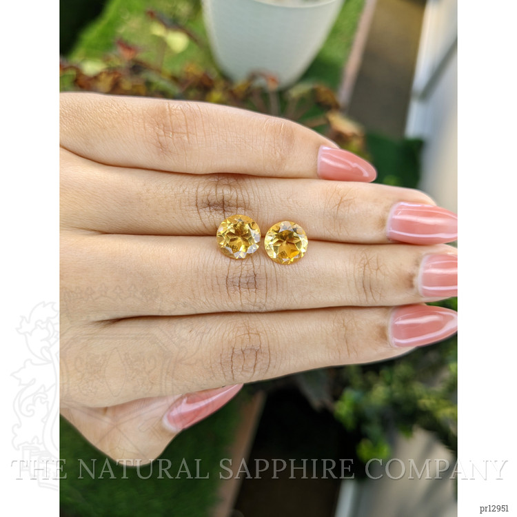 4.90 Ct.Tw. Citrine Pair from Brazil