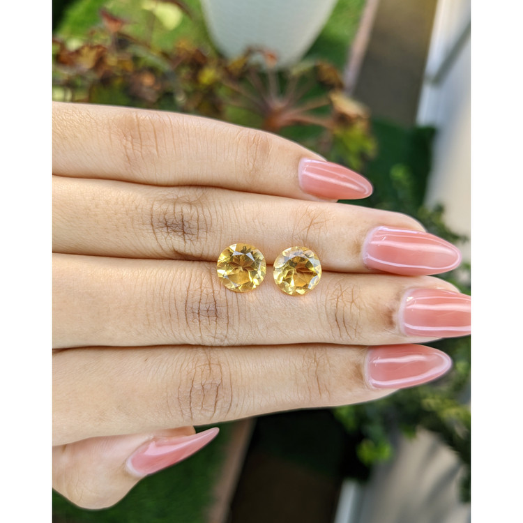 5.03 Ct.Tw. Citrine Pair from Brazil