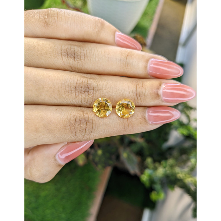5.03 Ct.Tw. Citrine Pair from Brazil