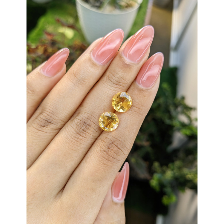 5.03 Ct.Tw. Citrine Pair from Brazil