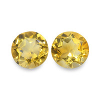 4.61 Ct.Tw. Round Citrine Pair