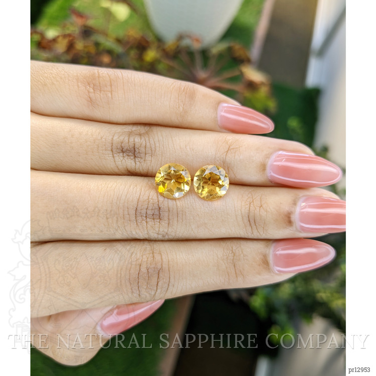 4.61 Ct.Tw. Citrine Pair from Brazil