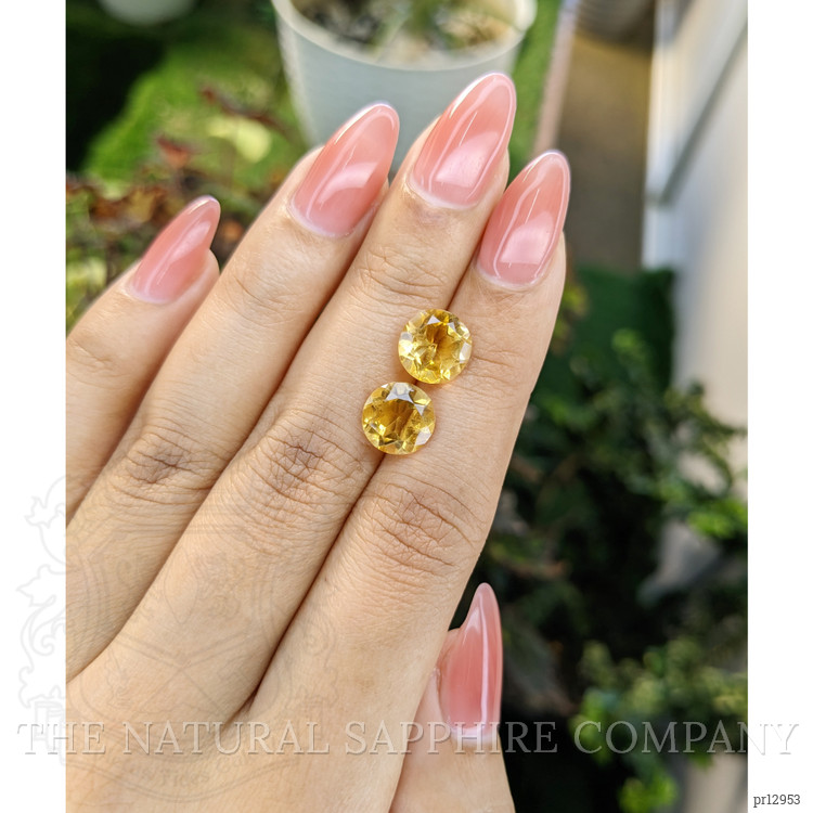 4.61 Ct.Tw. Citrine Pair from Brazil