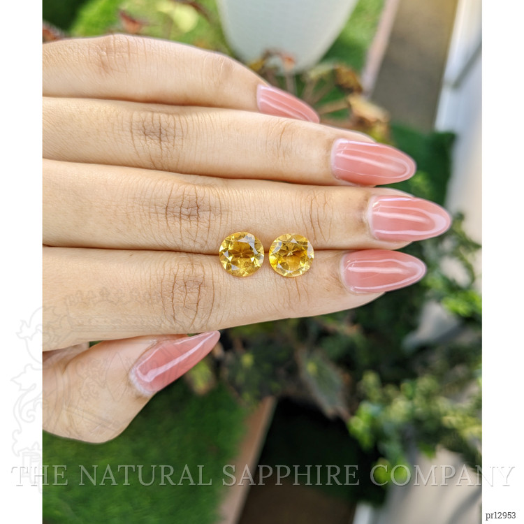 4.61 Ct.Tw. Citrine Pair from Brazil