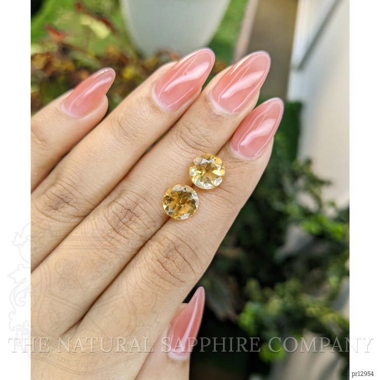 4.67 Ct.Tw. Citrine Pair from Brazil