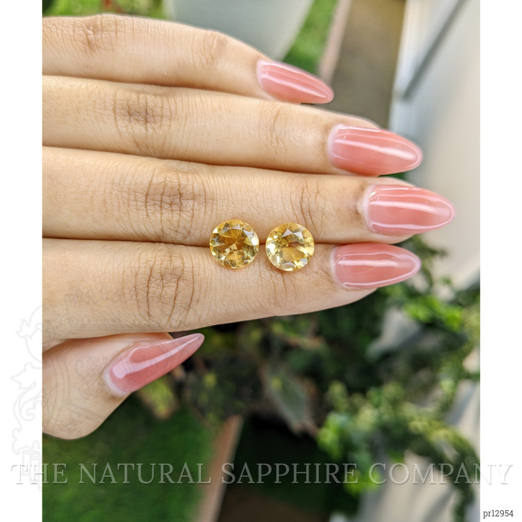 4.67 Ct.Tw. Citrine Pair from Brazil