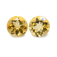 5.02 Ct.Tw. Round Citrine Pair