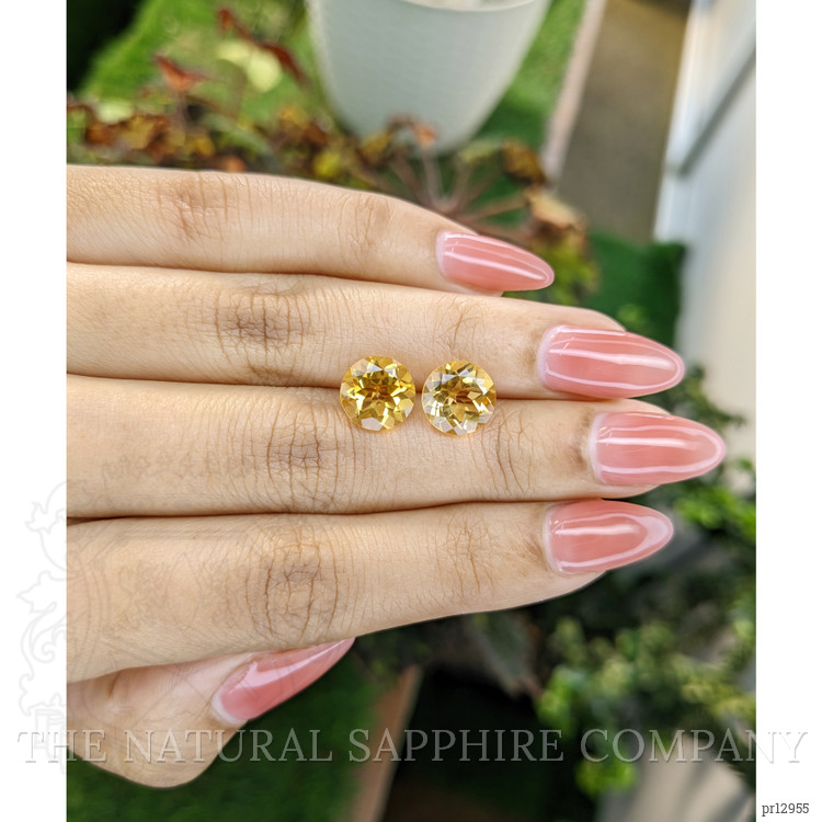 5.02 Ct.Tw. Citrine Pair from Brazil