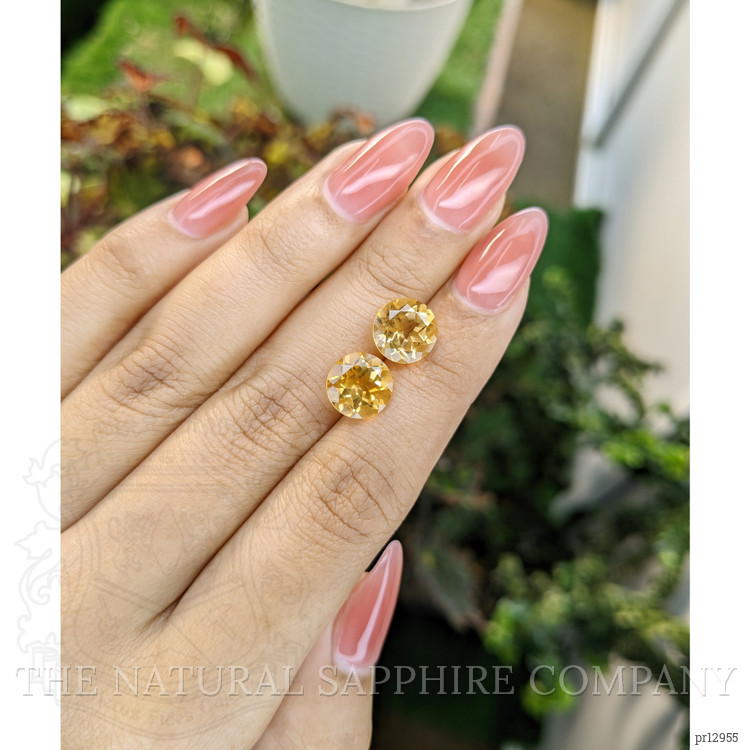 5.02 Ct.Tw. Citrine Pair from Brazil