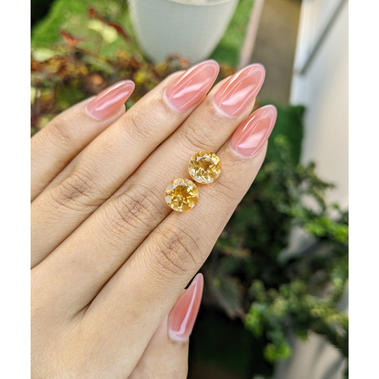5.02 Ct.Tw. Citrine Pair from Brazil