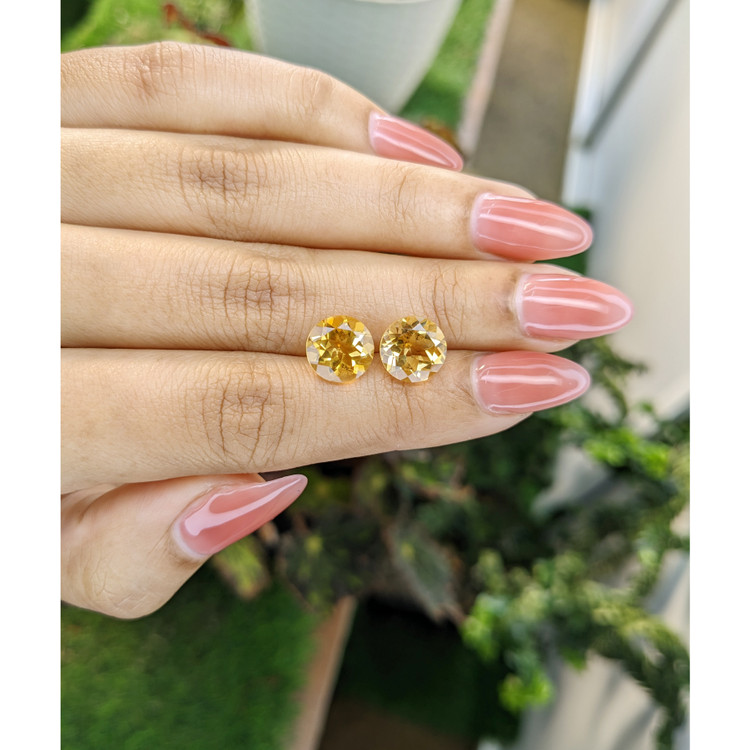 5.02 Ct.Tw. Citrine Pair from Brazil