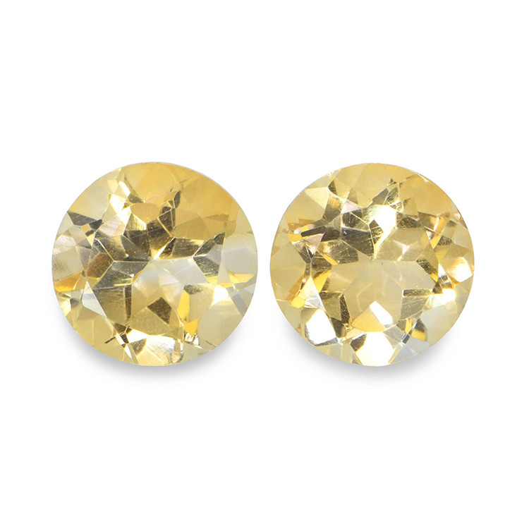 5.25 Ct.Tw. Citrine Pair from Brazil