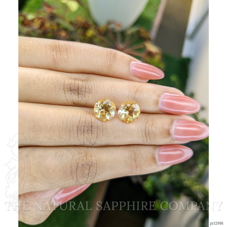 5.25 Ct.Tw. Citrine Pair from Brazil