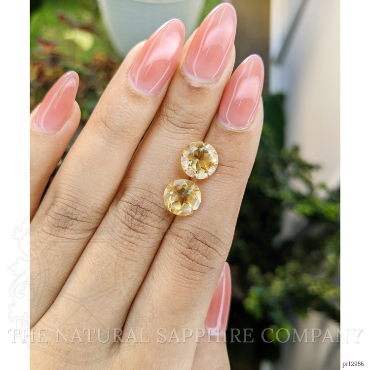5.25 Ct.Tw. Citrine Pair from Brazil