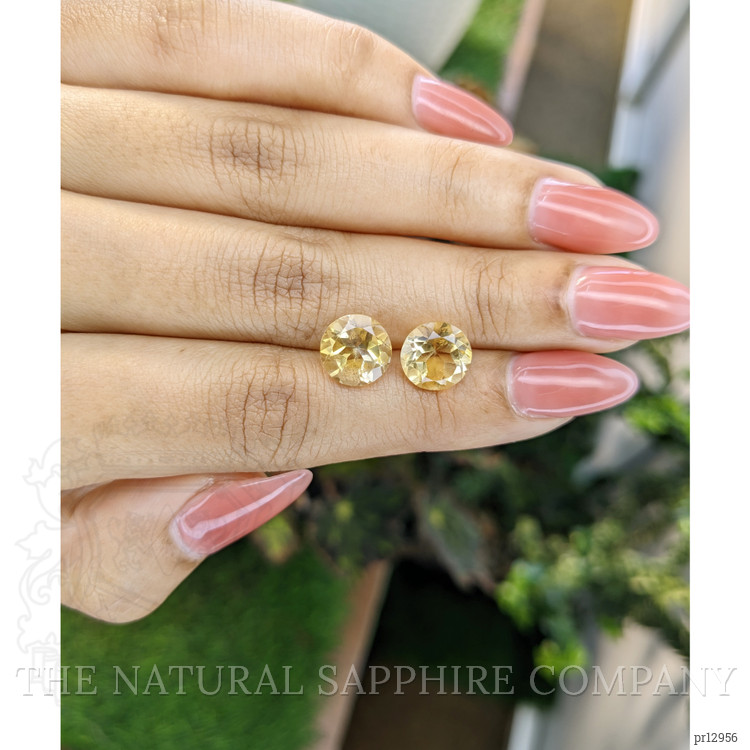 5.25 Ct.Tw. Citrine Pair from Brazil