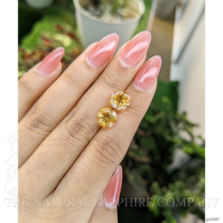 5.48 Ct.Tw. Citrine Pair from Brazil