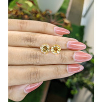 5.11 Ct.Tw.Total Carat Weight Citrine Pair from Brazil Life Style