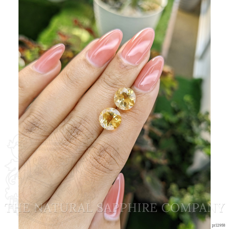 5.11 Ct.Tw. Citrine Pair from Brazil