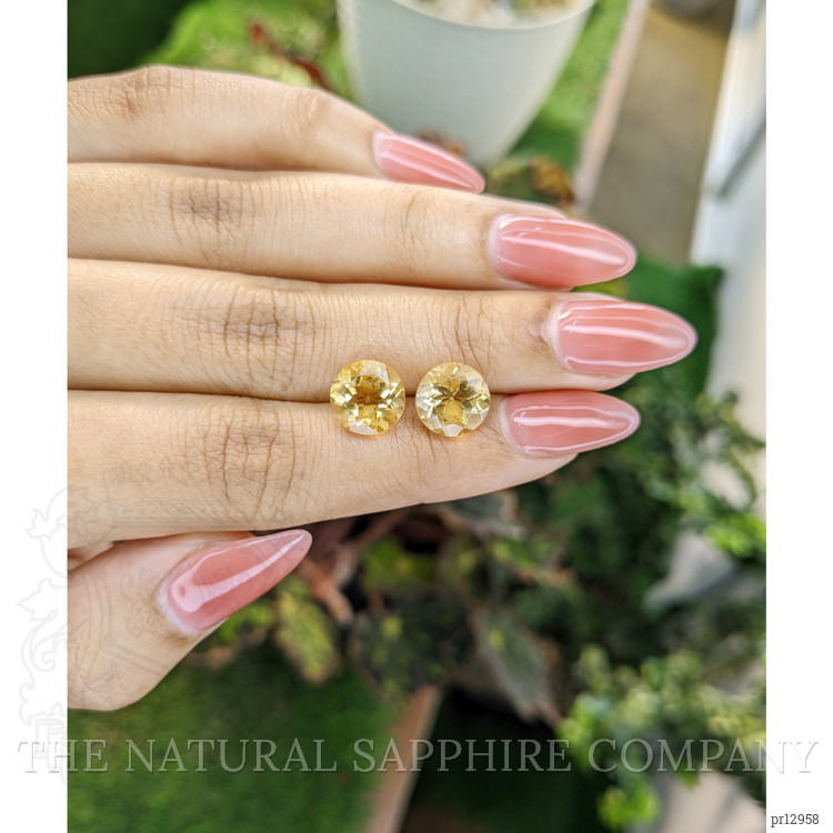 5.11 Ct.Tw. Citrine Pair from Brazil