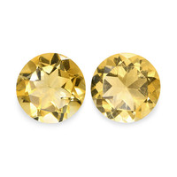 5.03 Ct.Tw. Round Citrine Pair