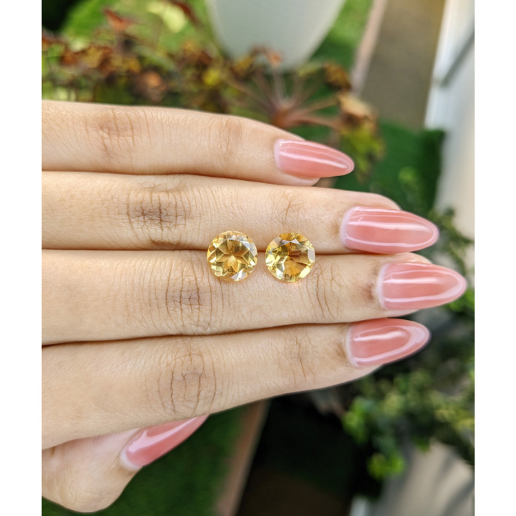 5.03 Ct.Tw. Citrine Pair from Brazil