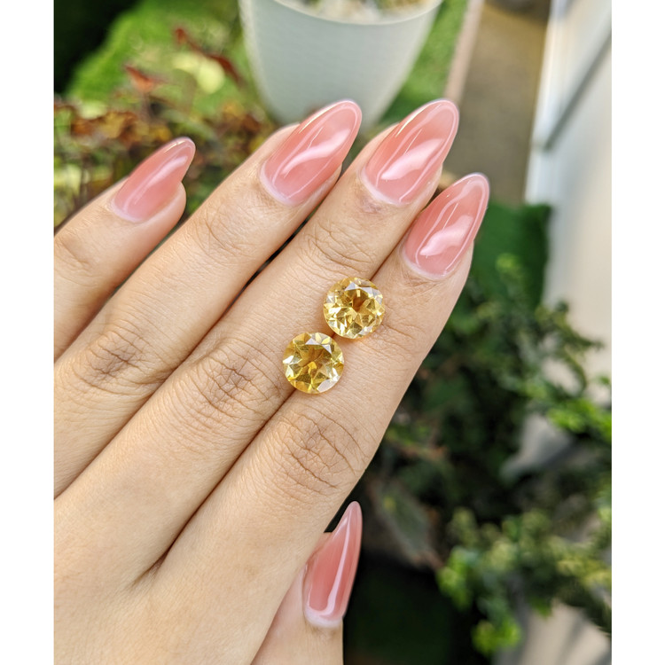 5.03 Ct.Tw. Citrine Pair from Brazil