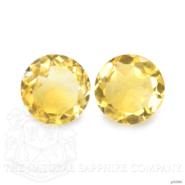 3.91 Ct.Tw. Yellow Citrine Pair from Brazil