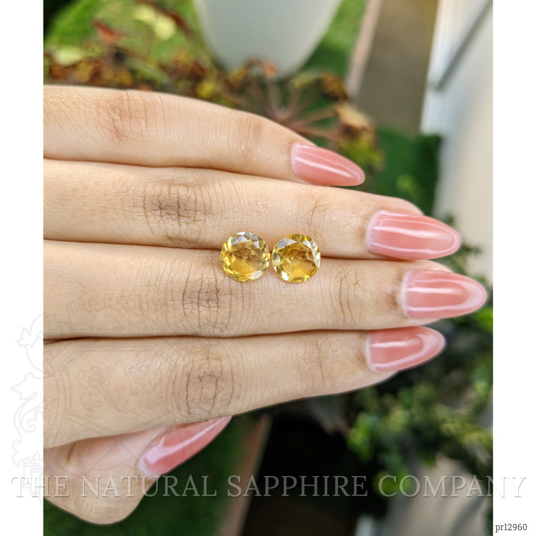 3.91 Ct.Tw. Yellow Citrine Pair from Brazil